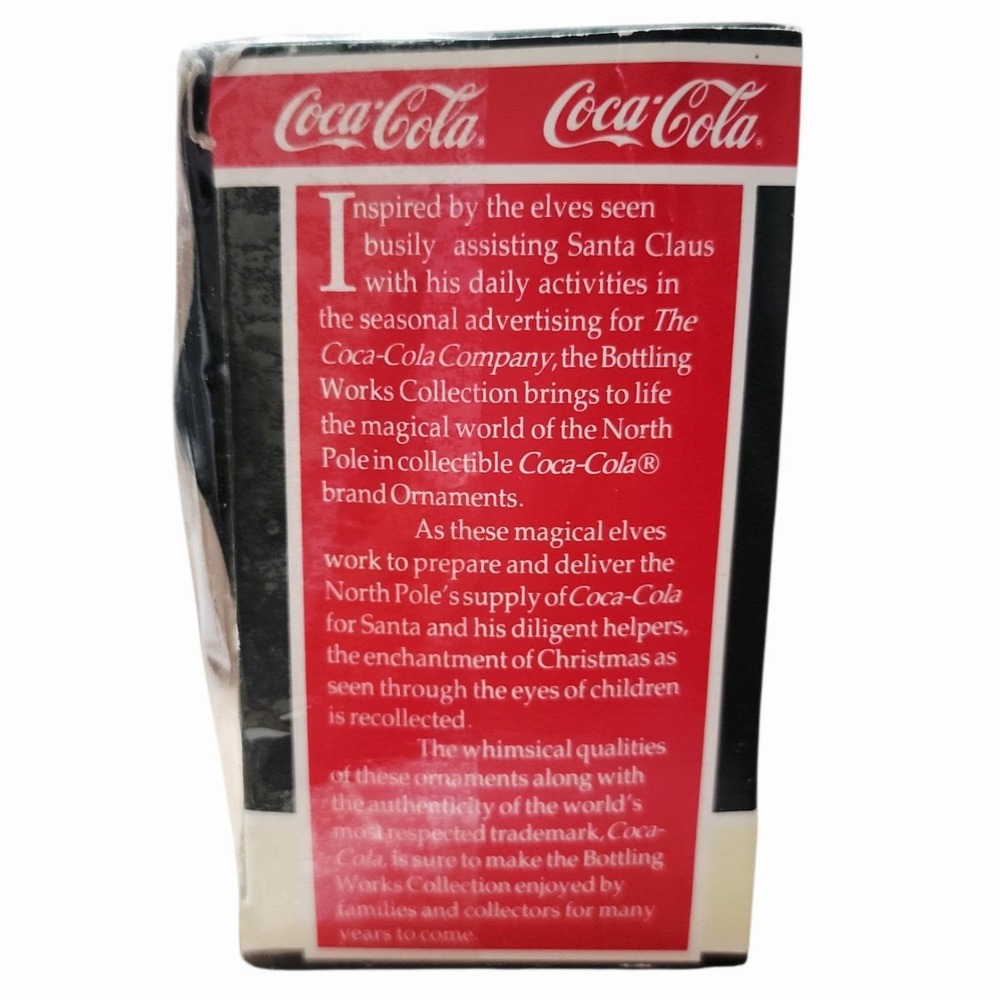 Coca-Cola Bottling Works Collection "Santa's Refreshment" Christmas Ornament - Picture 2 of 5